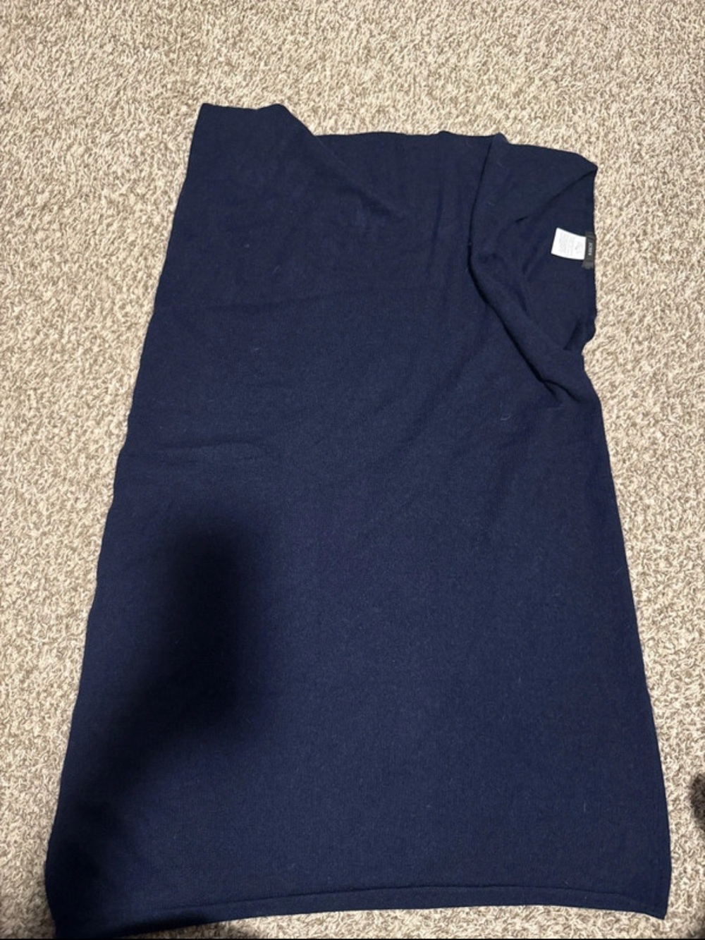 J. Crew Dark Navy Cashmere Shawl